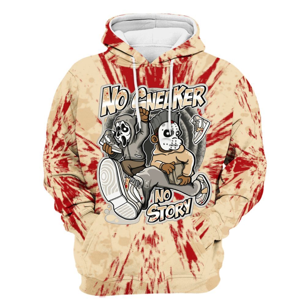 Hoodie To Match Dunk Low Strawberry Waffle - Sneakers Make Story Graphic Luxury All Over Print