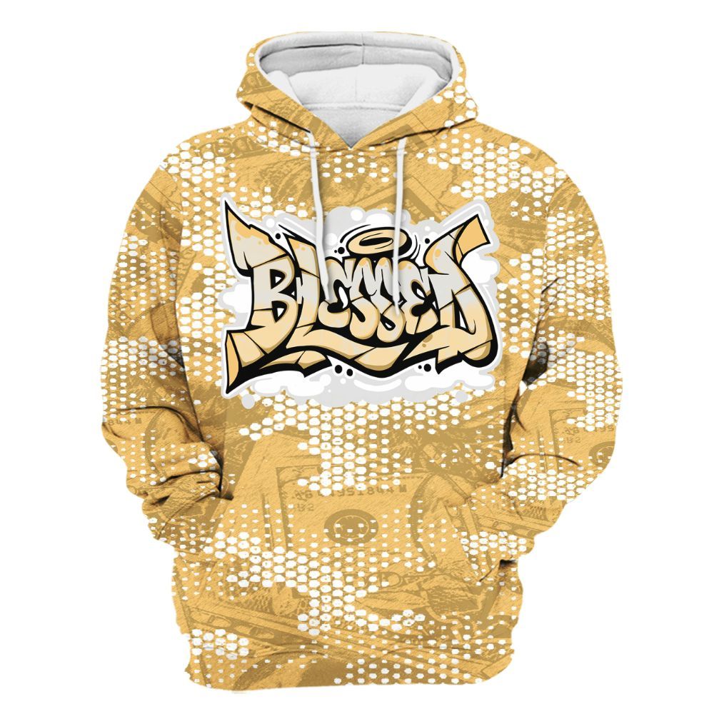 Hoodie To Match Craft Paris 6s - Blessing Graphic Banknotes All Over Print