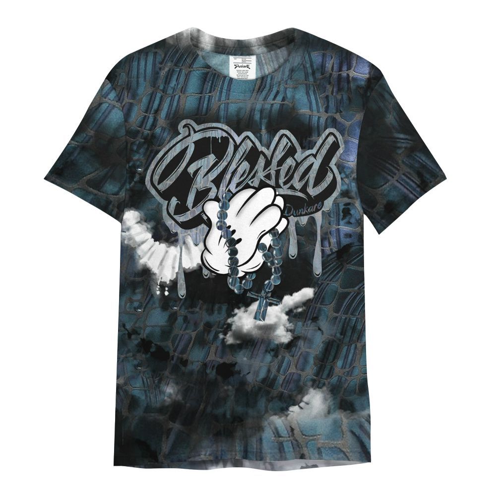 Shirt To Match Air Foamposite Kazuya Mishima - God Blessed Tie Dye All Over Print
