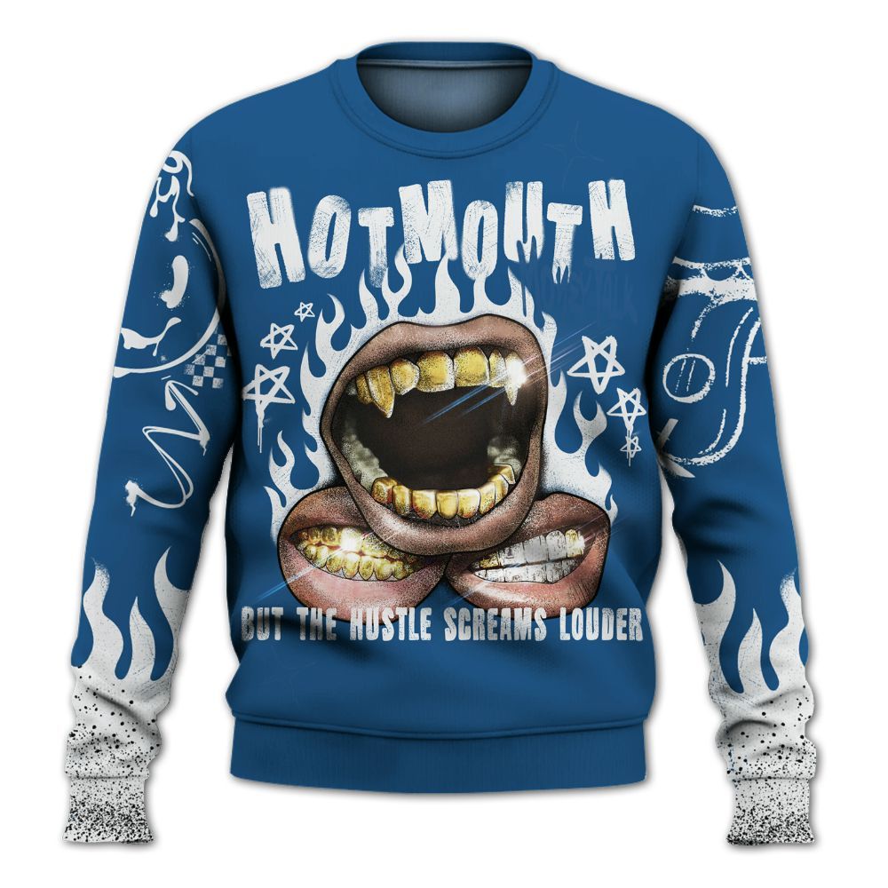Sweatshirt To Match Wizards 3s - Mouth Burning Street Style All Over Print