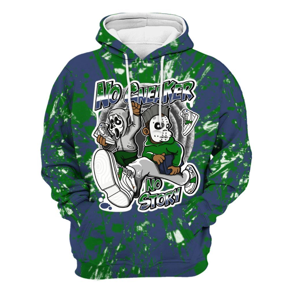 Hoodie To Match Midnight Navy 13s - Sneakers Make Story Graphic Luxury All Over Print