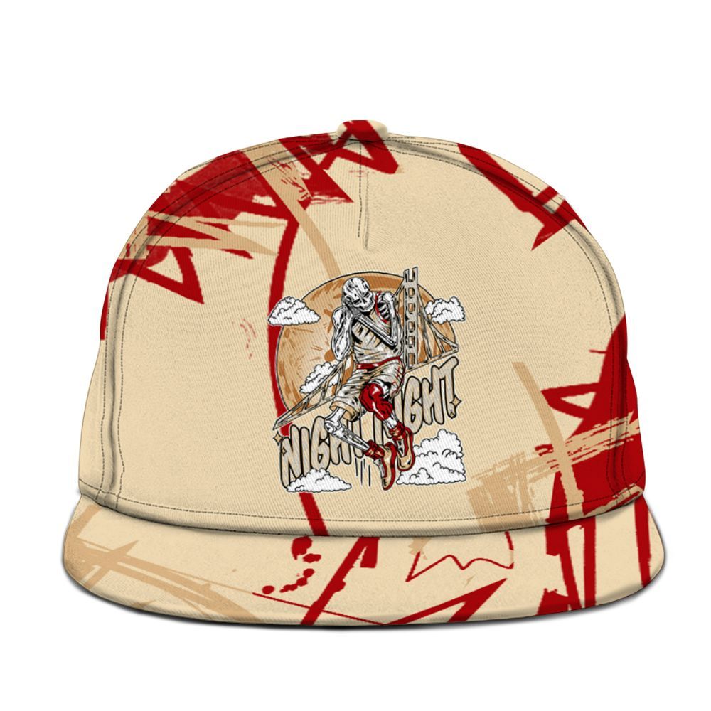 Snapback To Match Dunk Low Strawberry Waffle - Seeya Skeleton Messyz Graphic