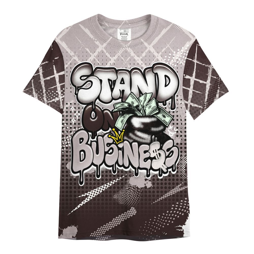 Shirt To Match AMM Air Smokey Mauve 6s - Halftone Stand Business Dripping All Over Print