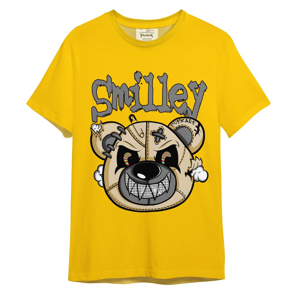 Shirt To Match T-Shirt Vivid Sulfur Smilley Bear, Vivid Sulfur 4s To Match Sneaker 2404 NCMD
