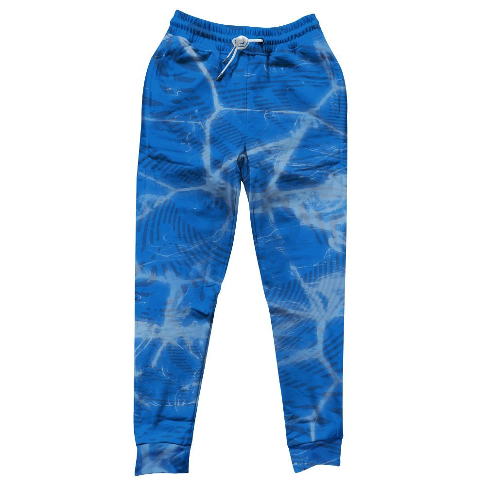 Sweatpant To Match Blueberry 12s - Fume All Over Print