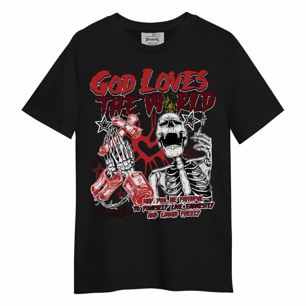 Shirt To Match Kobe 9 Elite Christmas - God Loves The World Unisex Shirt