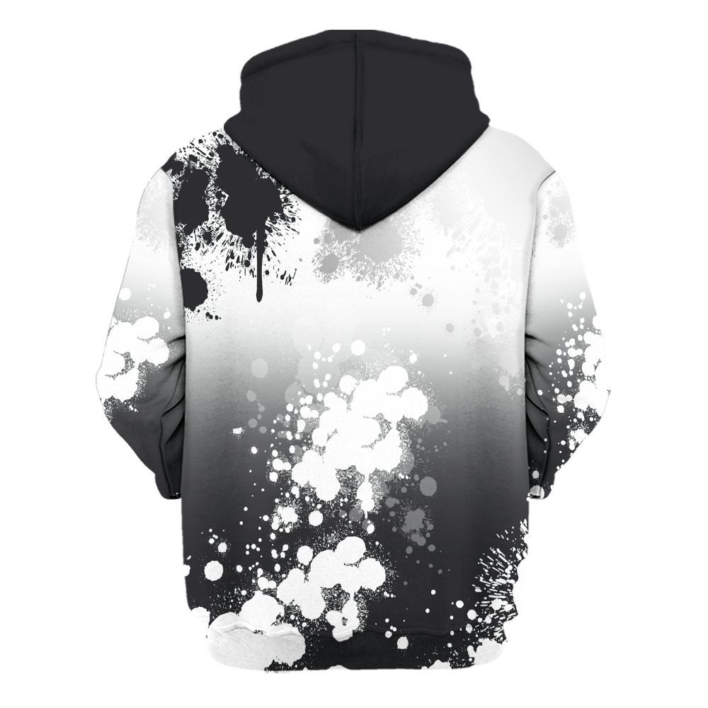 Hoodie To Match Black Patent Low 17s - Trust No One Scary All Over Print