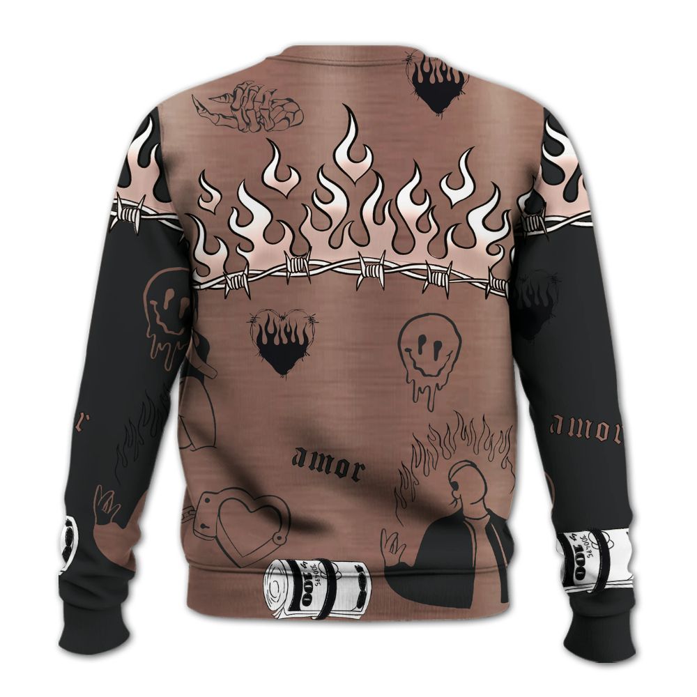 Sweatshirt To Match KD 4 Christmas - Snake Trust No One All Over Print