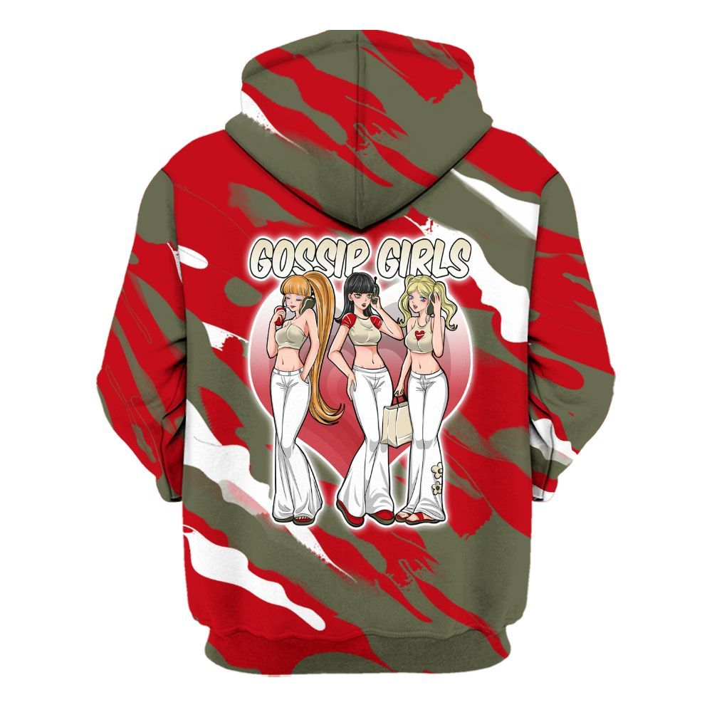 Hoodie To Match Travis Scott Low OG Medium Olive 1s - Gossip'Girls All Over Print