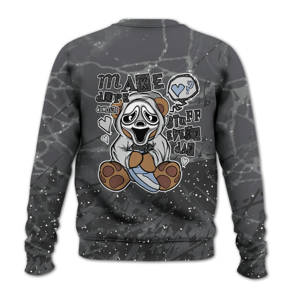 Sweatshirt To Match Reverse Oreo 6s - Make Dopes Bear Profound All Over Print