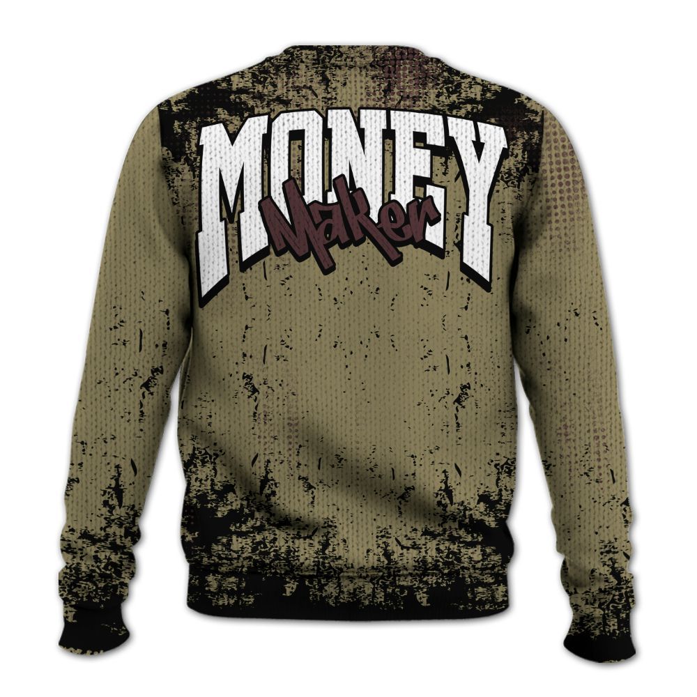 Knitted Sweater To Match Black Olive 7s - Move In Silence Money Street Retro