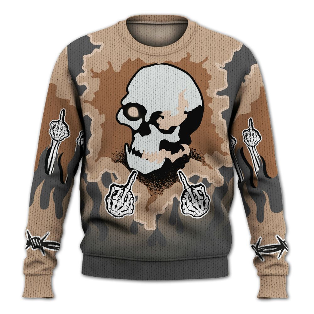 Knitted Sweater To Match Kobe 9 EM Mamba - F Around Find Out Graphic Trapped