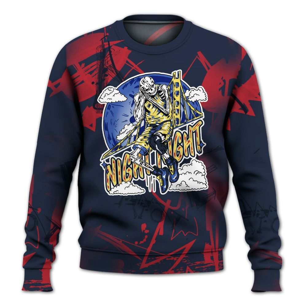 Sweatshirt To Match Dunk Low COJP What The 2024 - Seeya Skeleton Messyz All Over Print