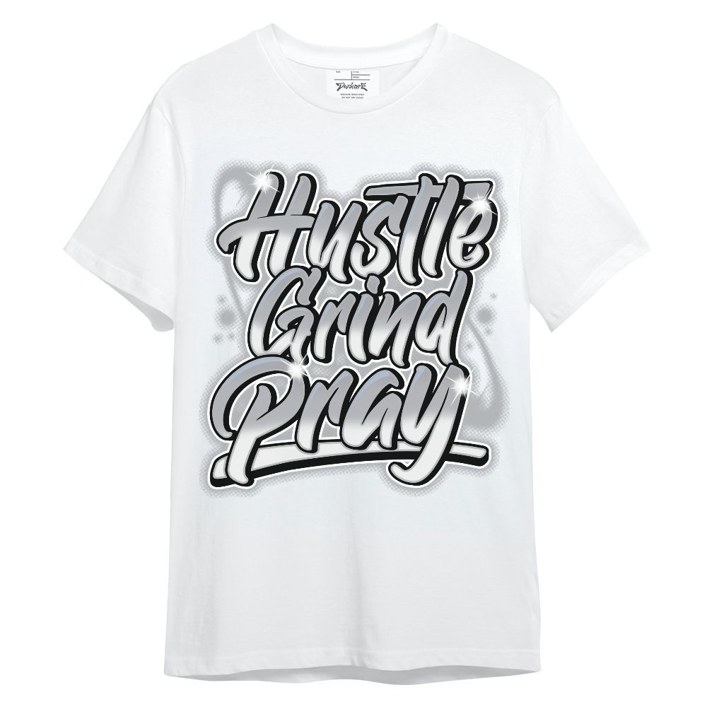 Shirt To Match Low OG Wolf Grey 1s - Hustles And Prayer Graphic Unisex Shirt