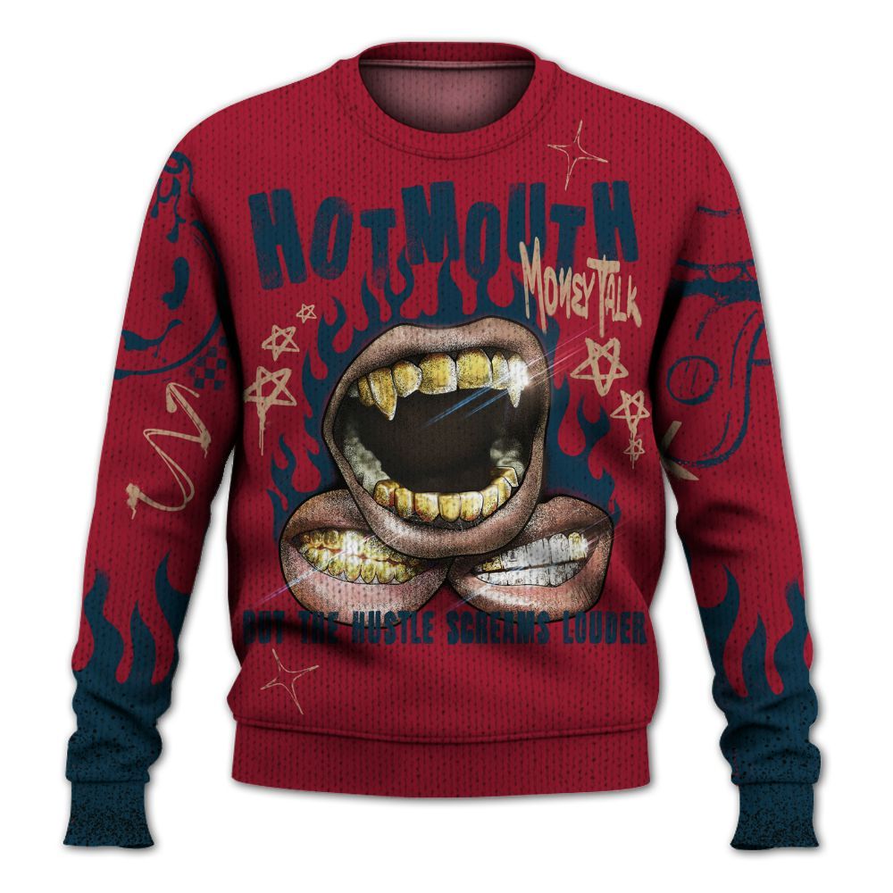 Knitted Sweater To Match Mid Multi Color 2022 1s - Mouth Burning Street Style