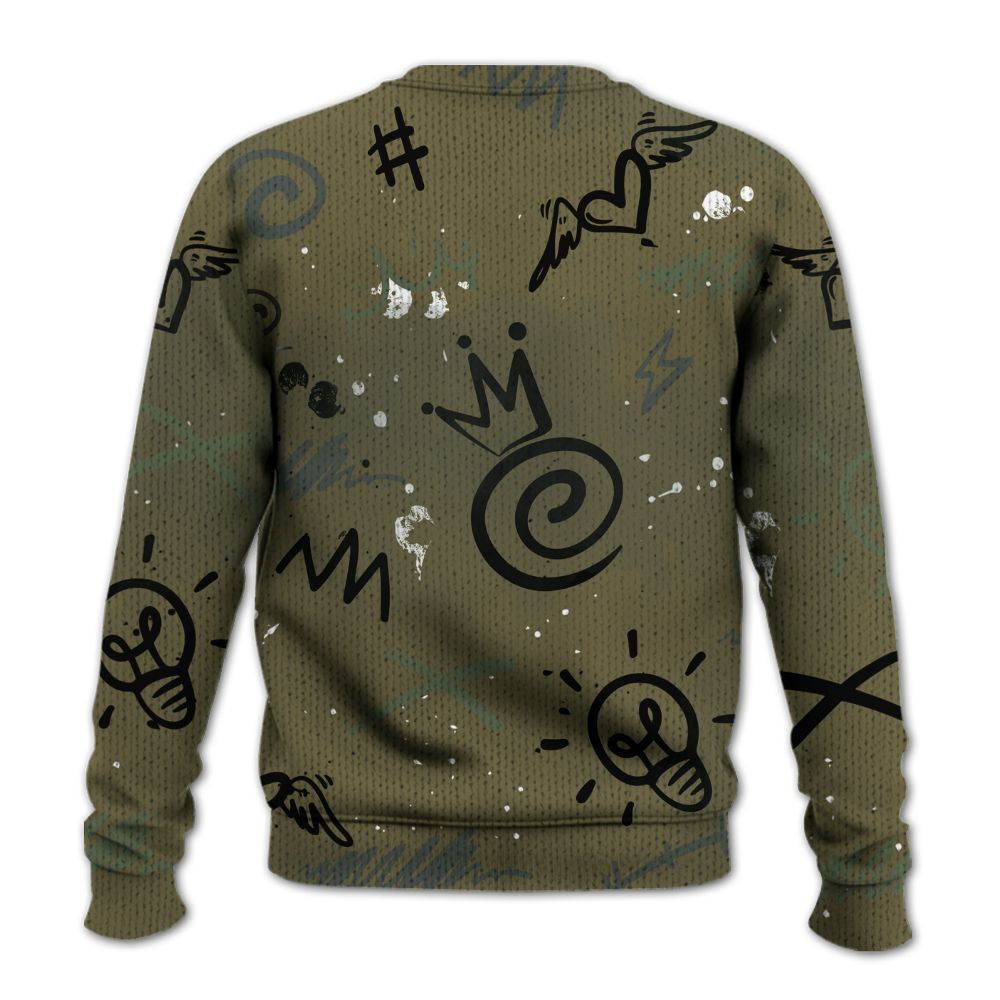 Sweater To Match Retro Family Affair 3s - Drip Been Di2ferent Graphic