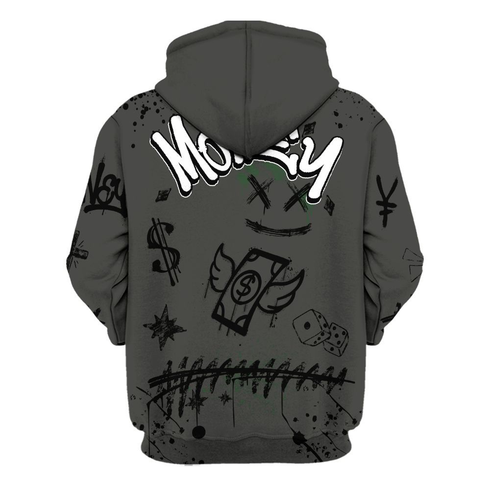 Hoodie To Match Dunk Low Skateboards Black - Everybody Paid In Full Crayon All Over Print