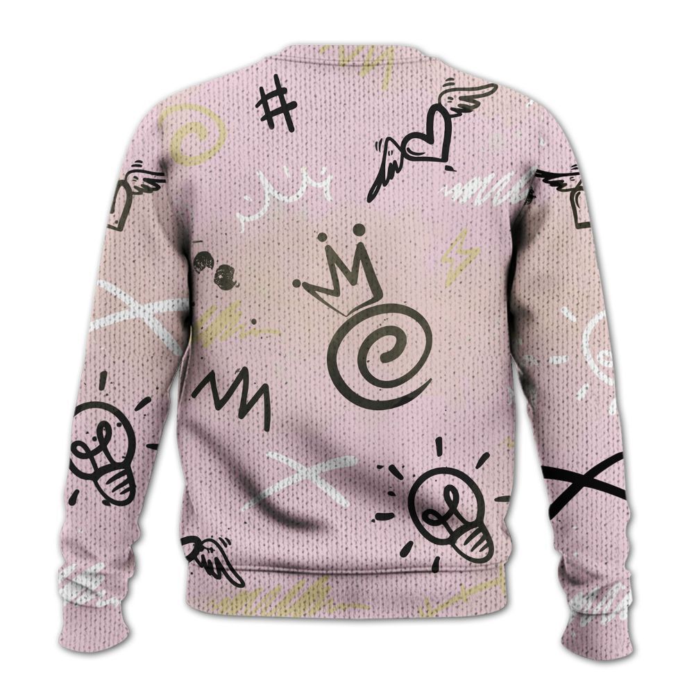 Sweater To Match Denim Iced Carmine 4s - Drip Been Di2ferent Graphic