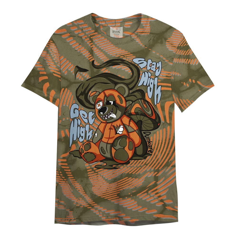 Shirt To Match Olive 5s - Get High Bear Fume Shirt Unisex