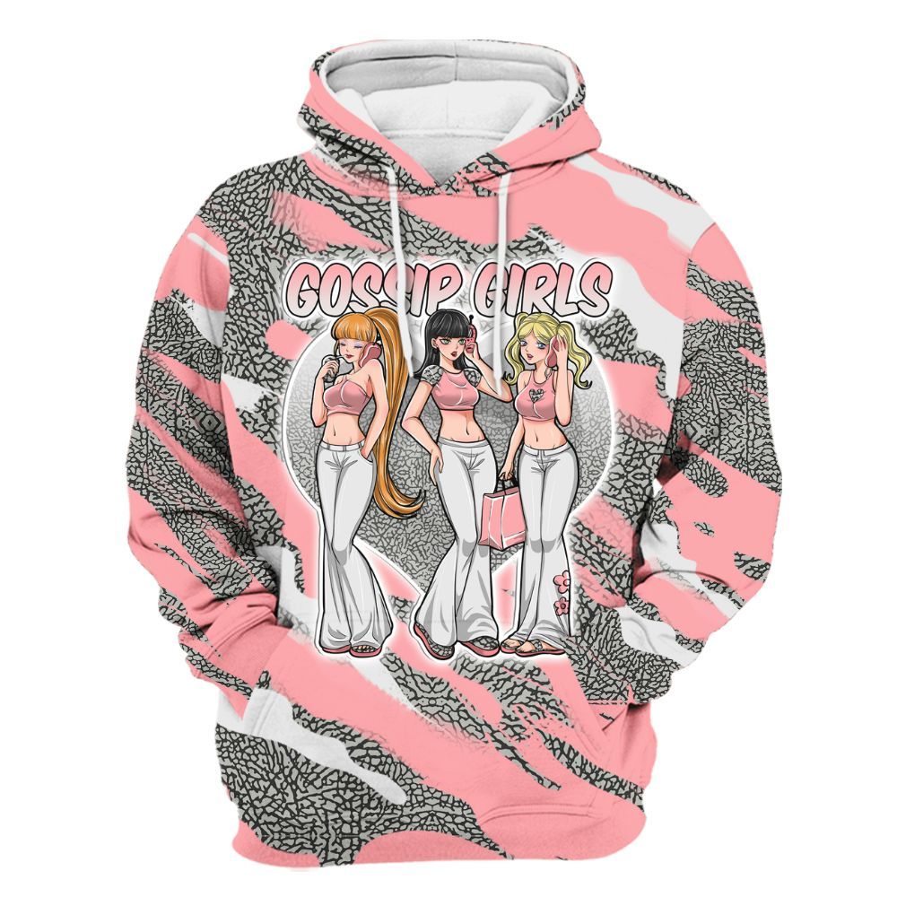 Hoodie To Match Retro Wings 3s - Gossip'Girls All Over Print