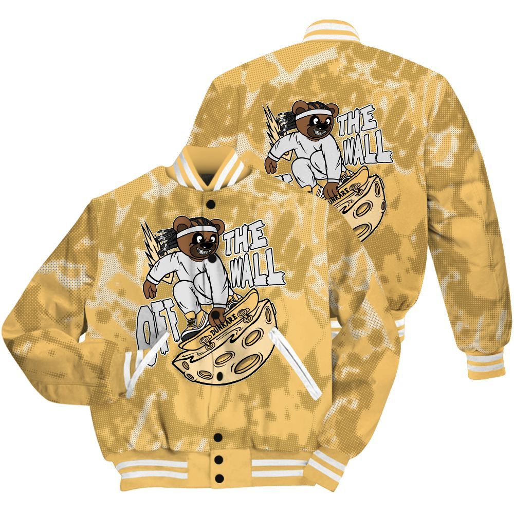 Varsity Jacket To Match Craft Paris 6s Shirt - Quirky Bear Street All Over Print