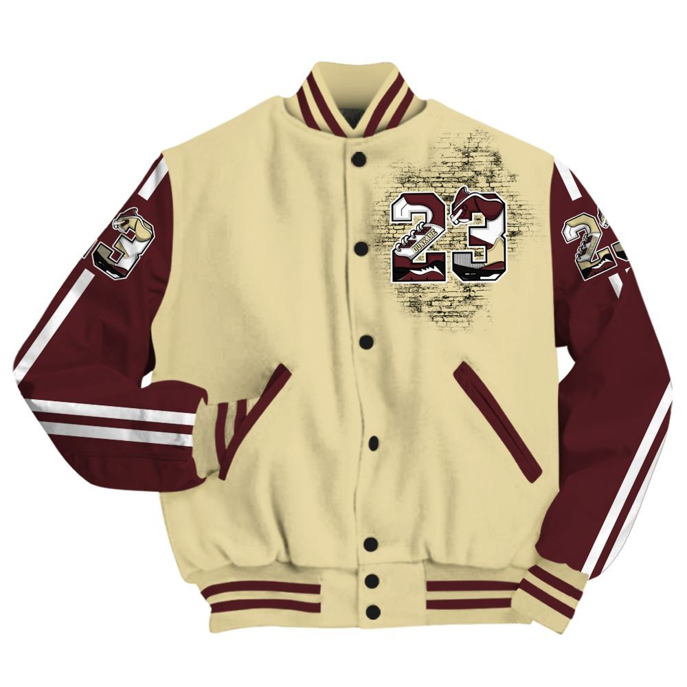 Varsity Jacket To Match Women Phantom 12s - Custom Name Number 23 5s All Over Print