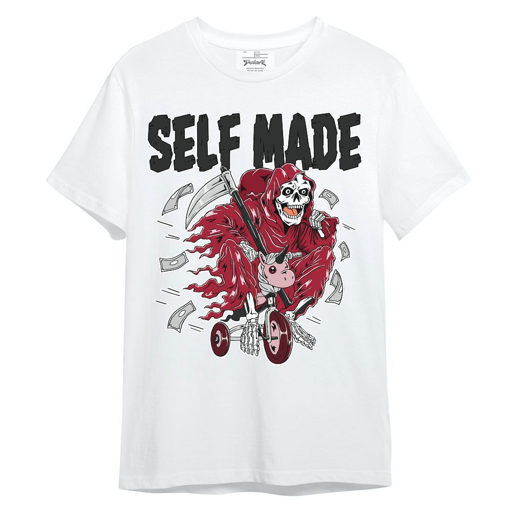 Shirt To Match High OG Black Toe Reimagined 1s - Self Make Skeleton Unisex Shirt