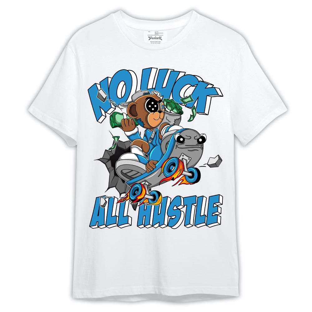 Shirt To Match Powder Blue 9s - No Luck Hustle Shirt Outfit