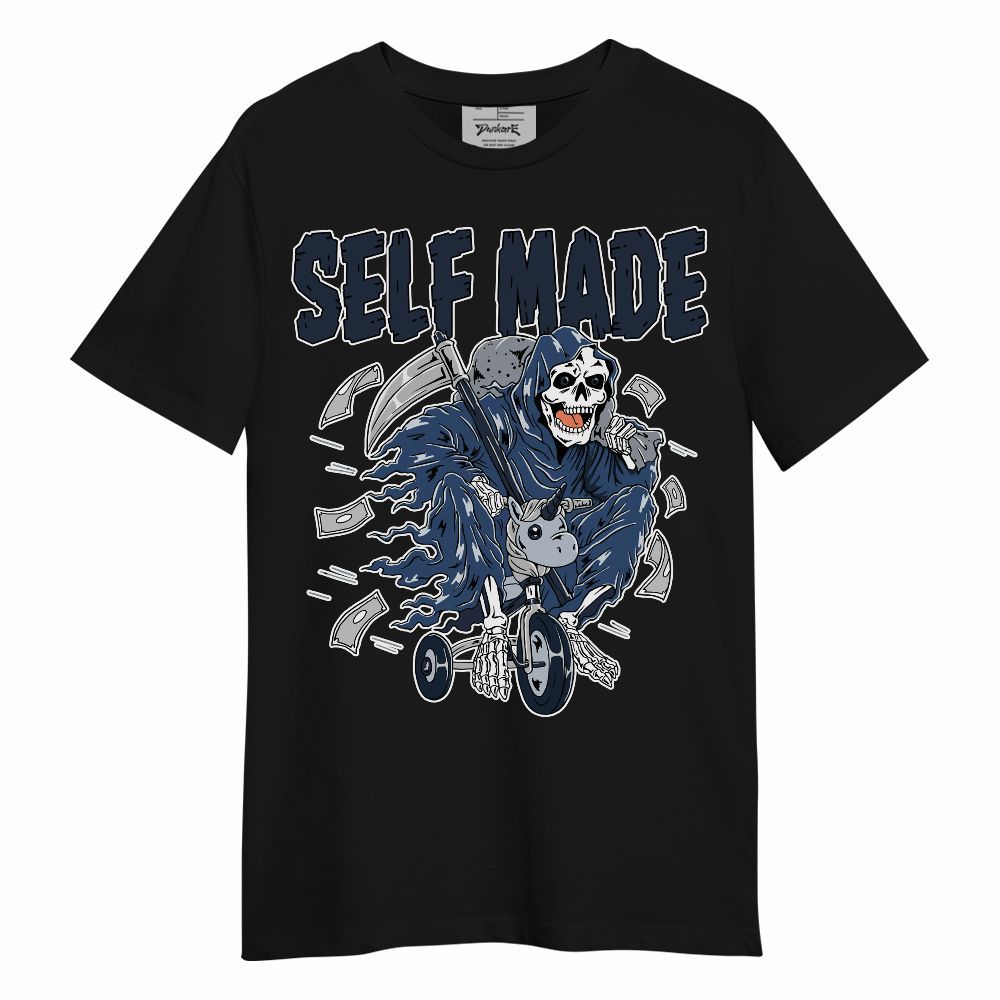 Shirt To Match Midnight Navy 4s - Self Make Skeleton Unisex Shirt
