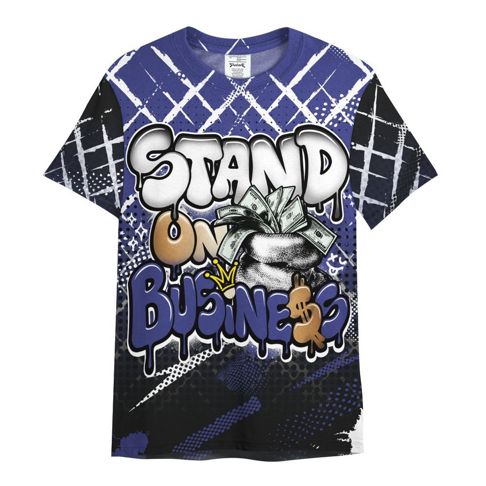 Shirt To Match JM Pro Black Concord - Halftone Stand Business Dripping All Over Print