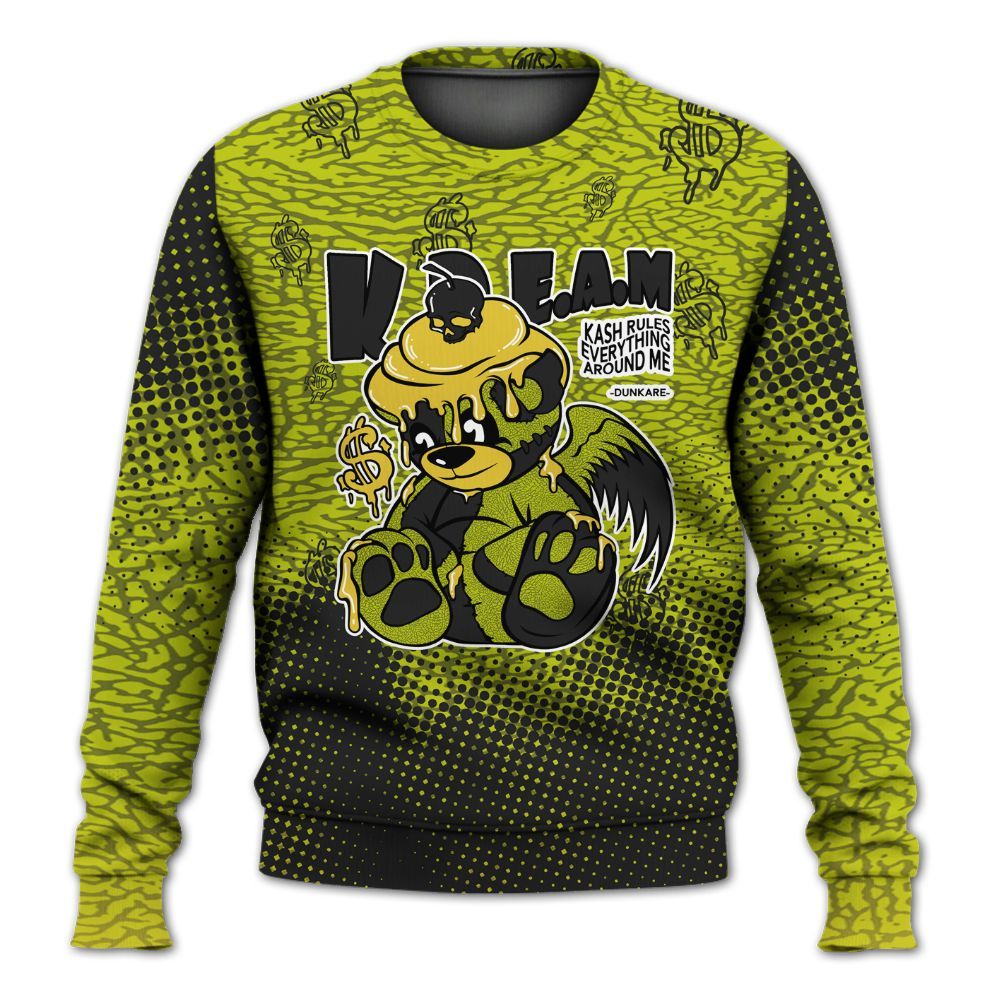 Sweatshirt To Match Dunk Low QS Halloween Skull - Loot Bear Unique Drip All Over Print