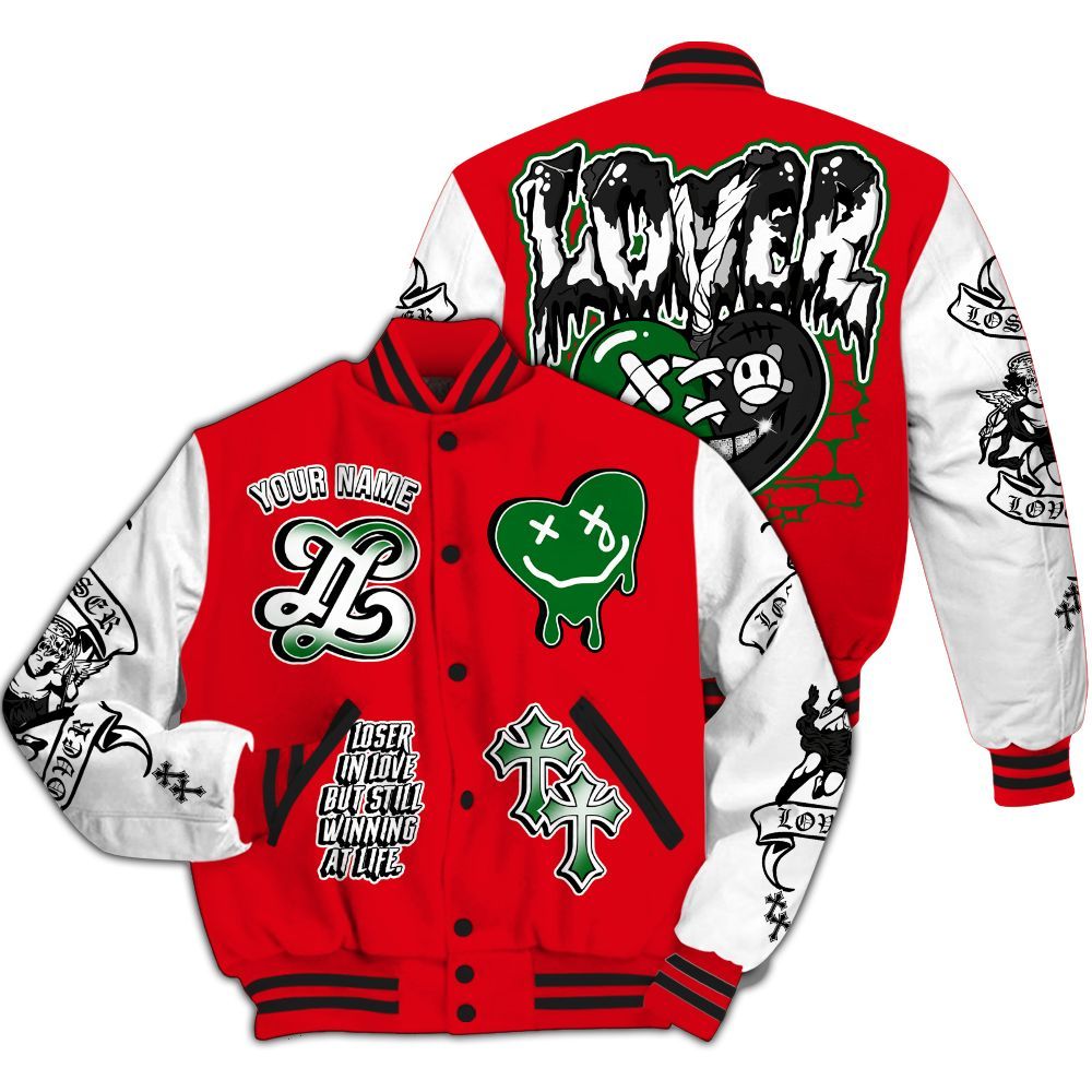 Varsity Jacket To Match Chicago 13s - Loser Lover All Over Print