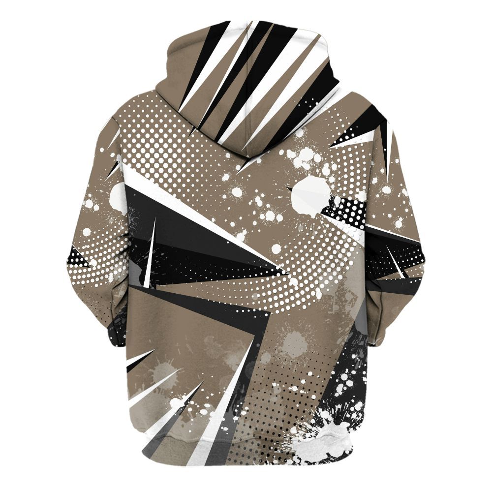 Hoodie To Match Low OG Dark Mocha 1s - Poly Trust No One Dripping All Over Print