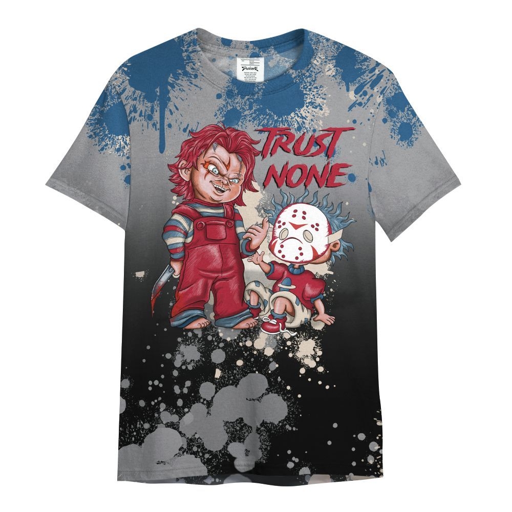Shirt To Match Rare Air 3s - Trust No One Scary All Over Print