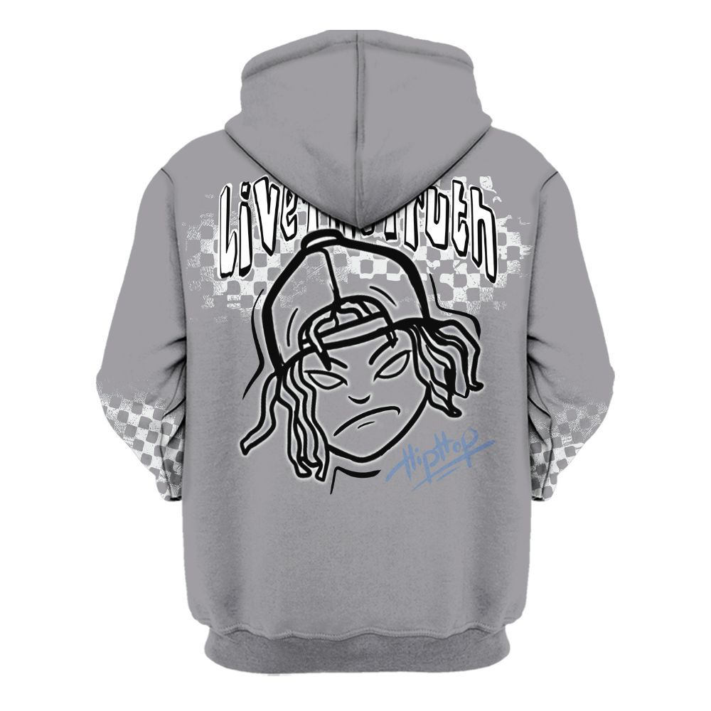 Hoodie To Match Low Cement Grey 11s - Feel Life Street Style All Over Print