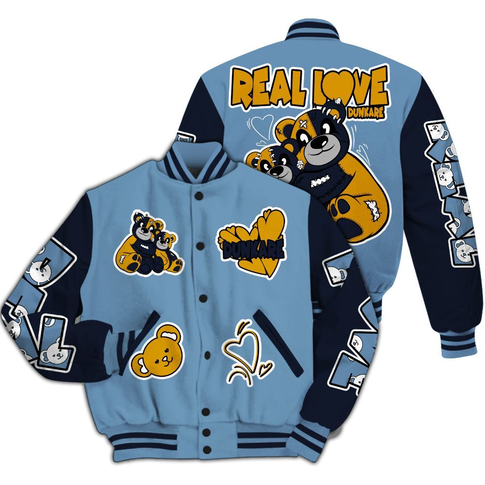 Varsity Jacket To Match High OG First In Flight 1s - Sincere Fondness Bear All Over Print