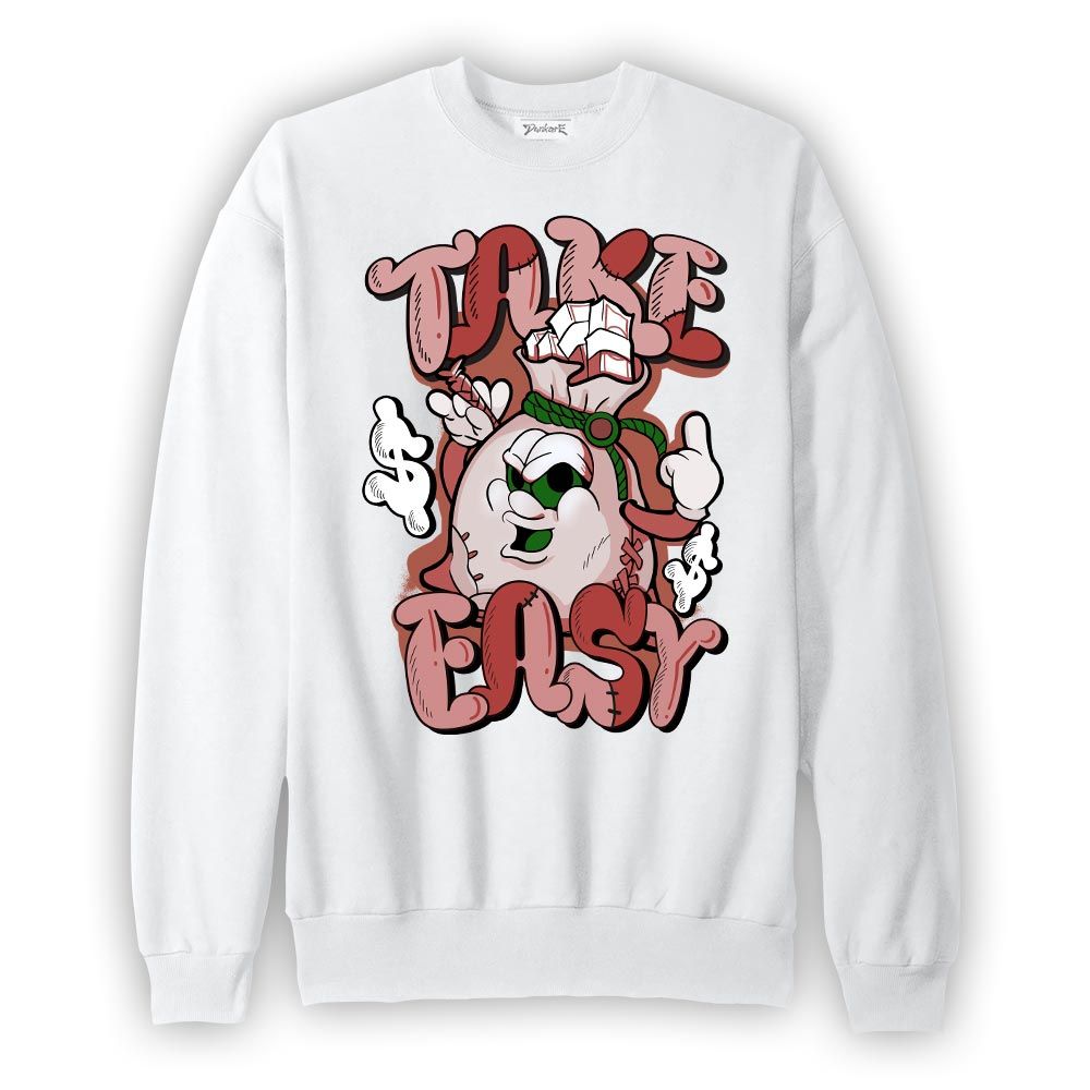 Sweatshirt To match Sweatshirt Take Easy, Dune Red 13s Sweatshirt To Match Sneaker 2404 PAT