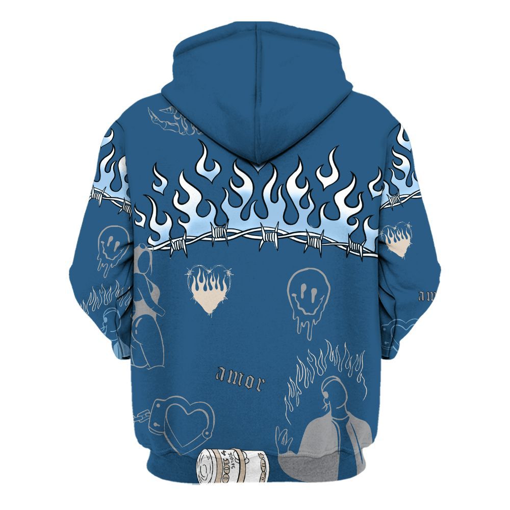 Hoodie To Match Rare Air 3s - Snake Trust No One All Over Print