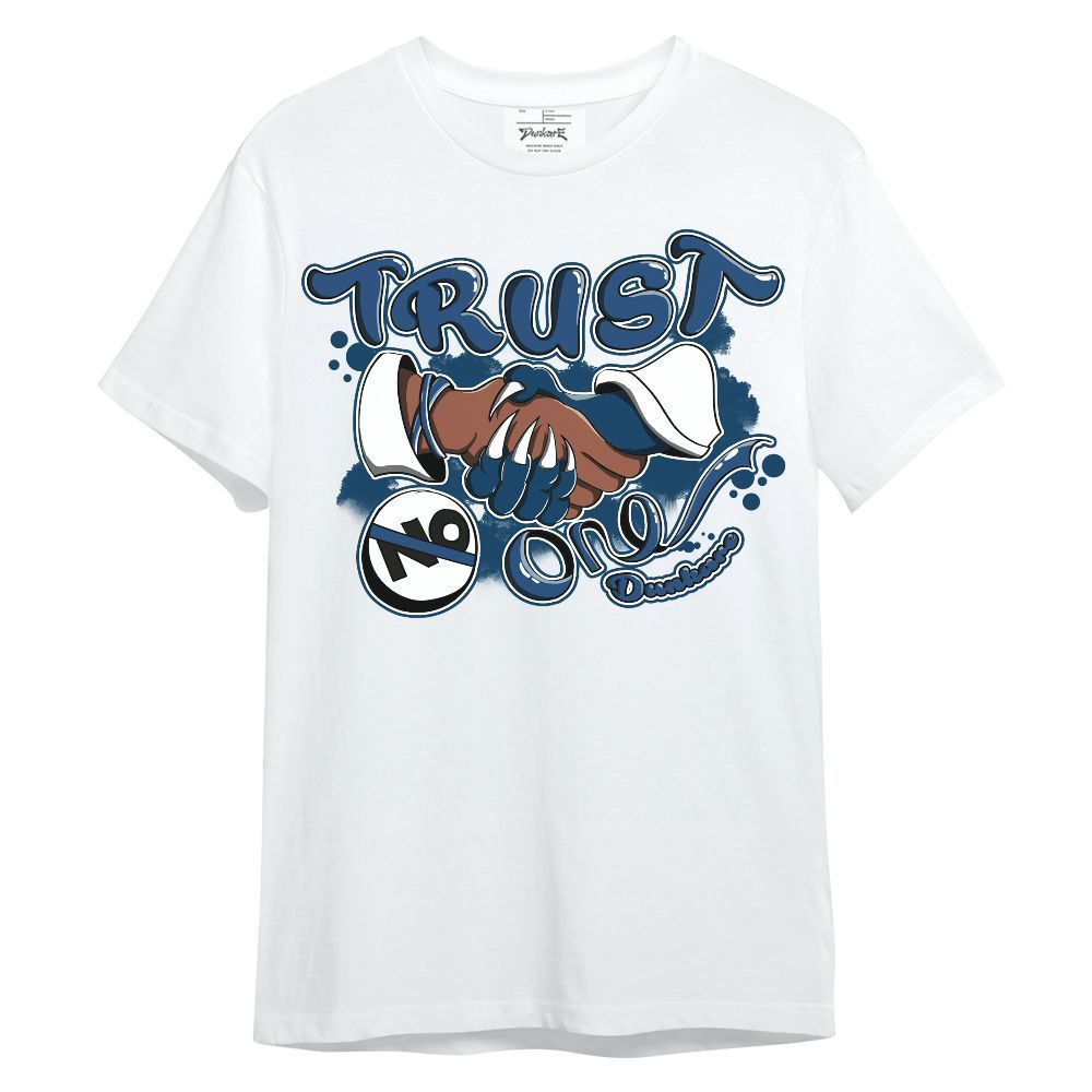 Shirt To Match High OG Midnight Navy 1s - Devil Trust No One Unisex Shirt