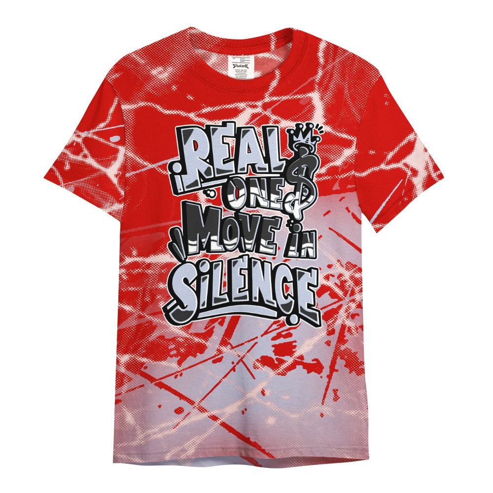 Shirt To Match Fire Red 6s - Ones Move In Silence Graphic All Over Print