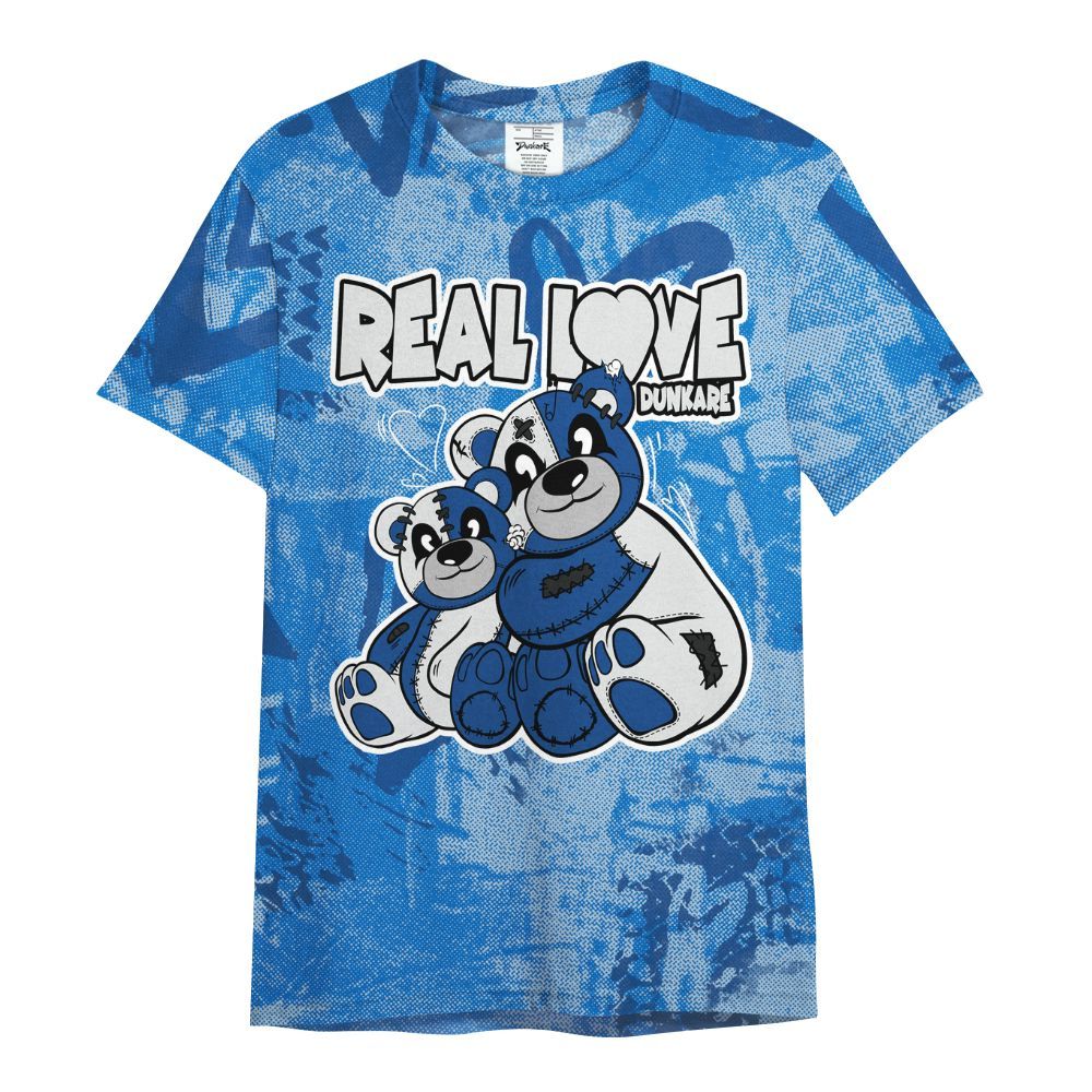 Shirt To Match Blueberry 12s - Sincere Fondness Bear All Over Print