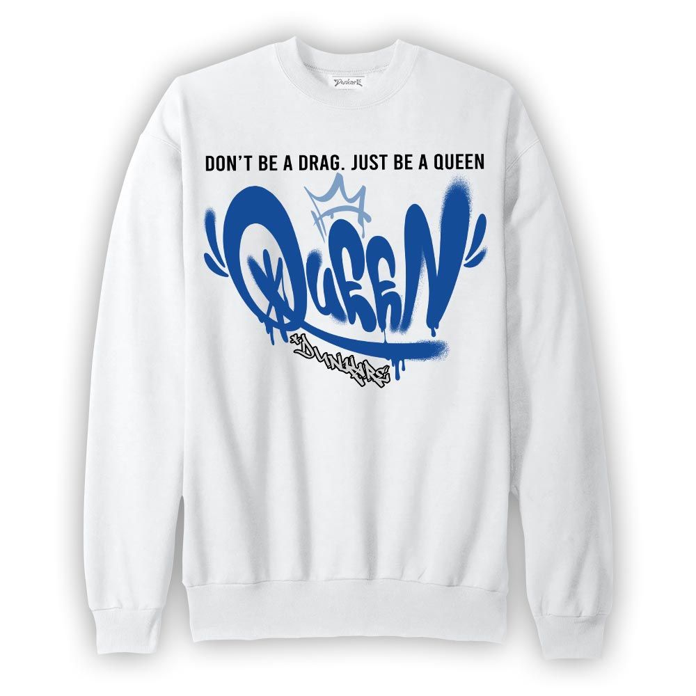 Sweatshirt To match Low Space Royal 11s Sweatshirt - Queen Graffiti Graphic