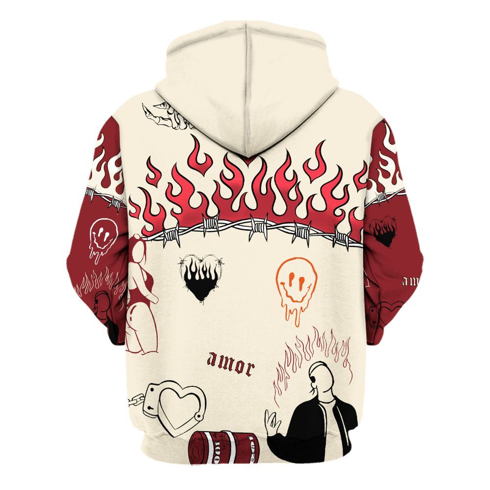 Hoodie To Match Valentine's Day 2026 4s - Snake Trust No One All Over Print