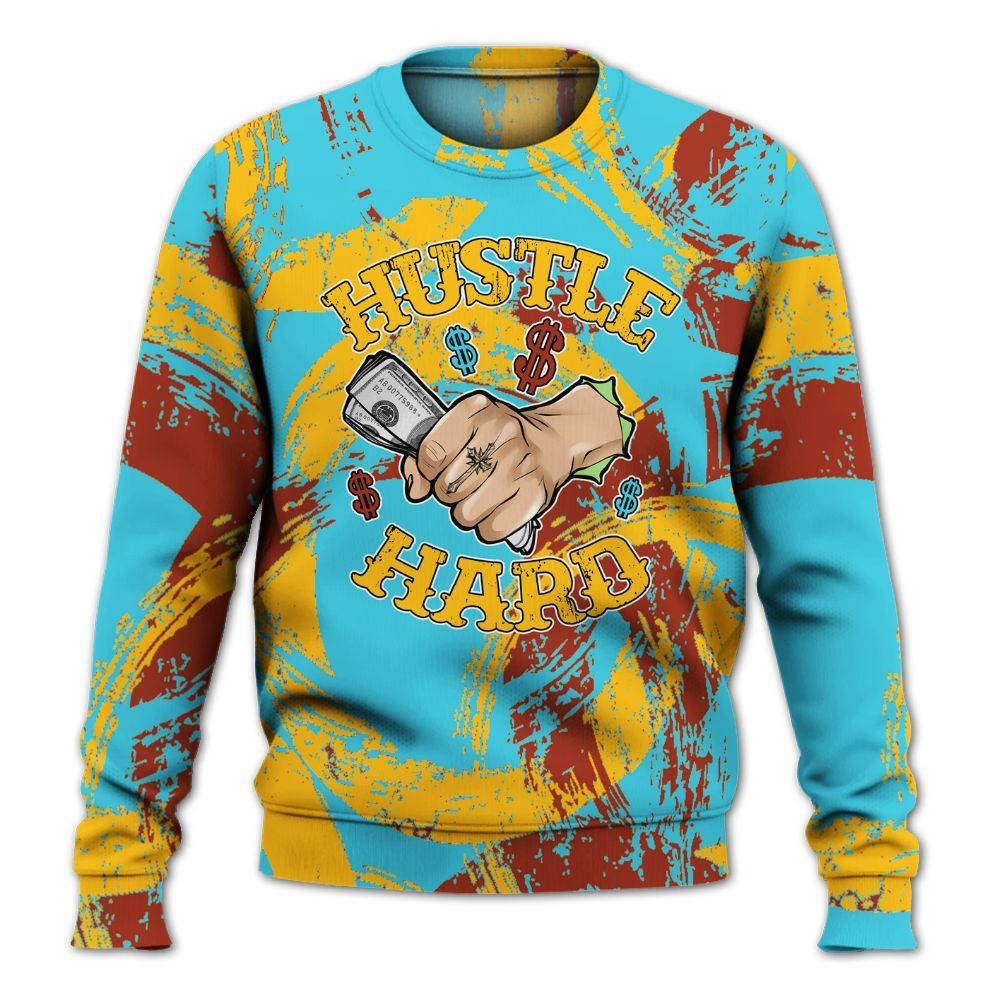 Sweatshirt To Match SB Dunk Di'Orr Greenwood - Hustles Hard! Splash All Over Print
