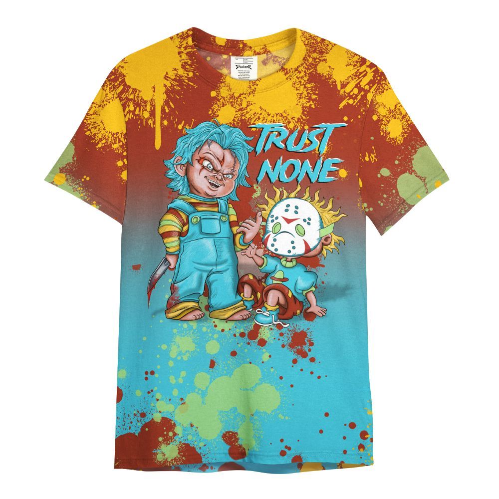 Shirt To Match SB Dunk Di'Orr Greenwood - Trust No One Scary All Over Print
