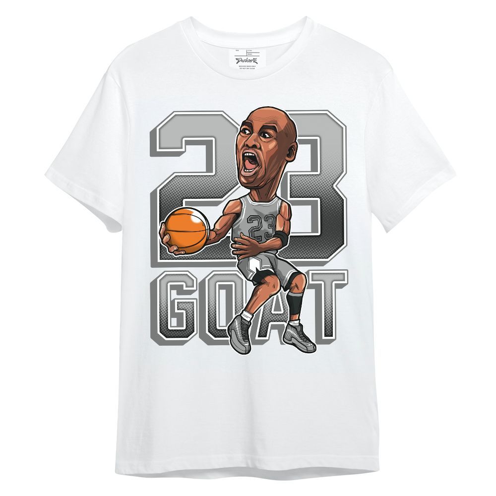 Shirt To Match Black Wolf Grey 12s - Legend G.O.A.T Basketball Shirt Graphic Unisex Shirt