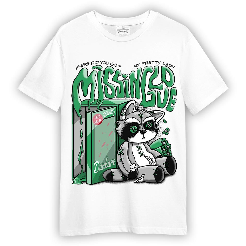Shirt To Match Shirt Missing Love Raccoon, 3 Green Glow, To Match Sneaker Black Green Glow 3s DNY
