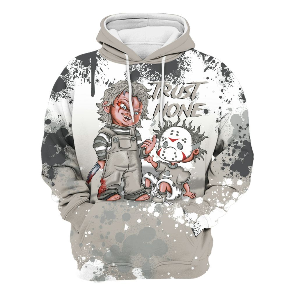 Hoodie To Match Dunk Low Appears Oreo - Trust No One Scary All Over Print