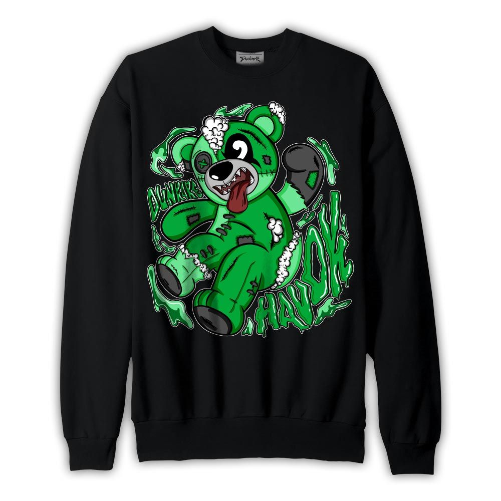Sweatshirt To match Lucky Green 5s Sweatshirt - Havok Bear Graphic