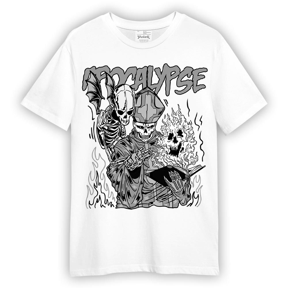 Shirt To Match Black Wolf Grey 12s - Apocalypse Skeleton Shirt Unisex